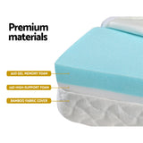 Giselle Bedding Foldable Mattress Folding Foam Cot Bed Cool Gel