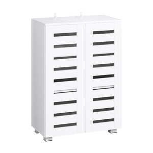 Artiss Shoe Rack Storage Cabinet 20 Pairs 5-tier White Alster