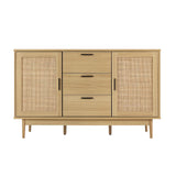 Artiss Rattan Buffet Sideboard - BRIONY Oak