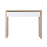 Artiss Console Table Storage Drawer Jory White Pine