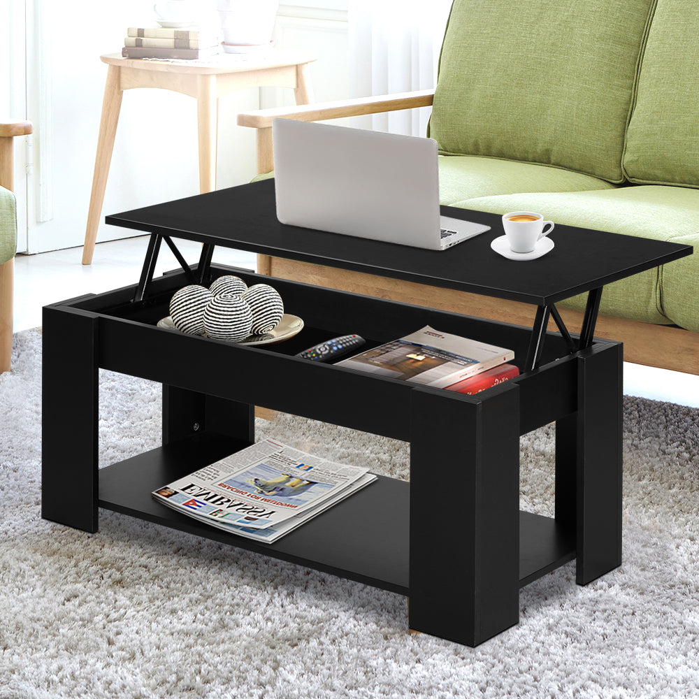 Coffee Tables: Artiss Coffee Table Lift-top Coffee Table Black