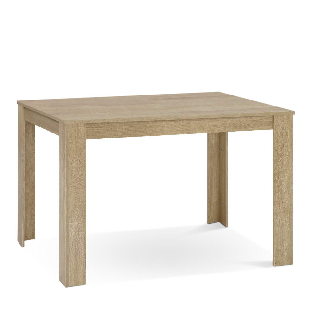 Dining Tables: Artiss Dining Table Rectangular 4 Seater 120CM Oak Natu