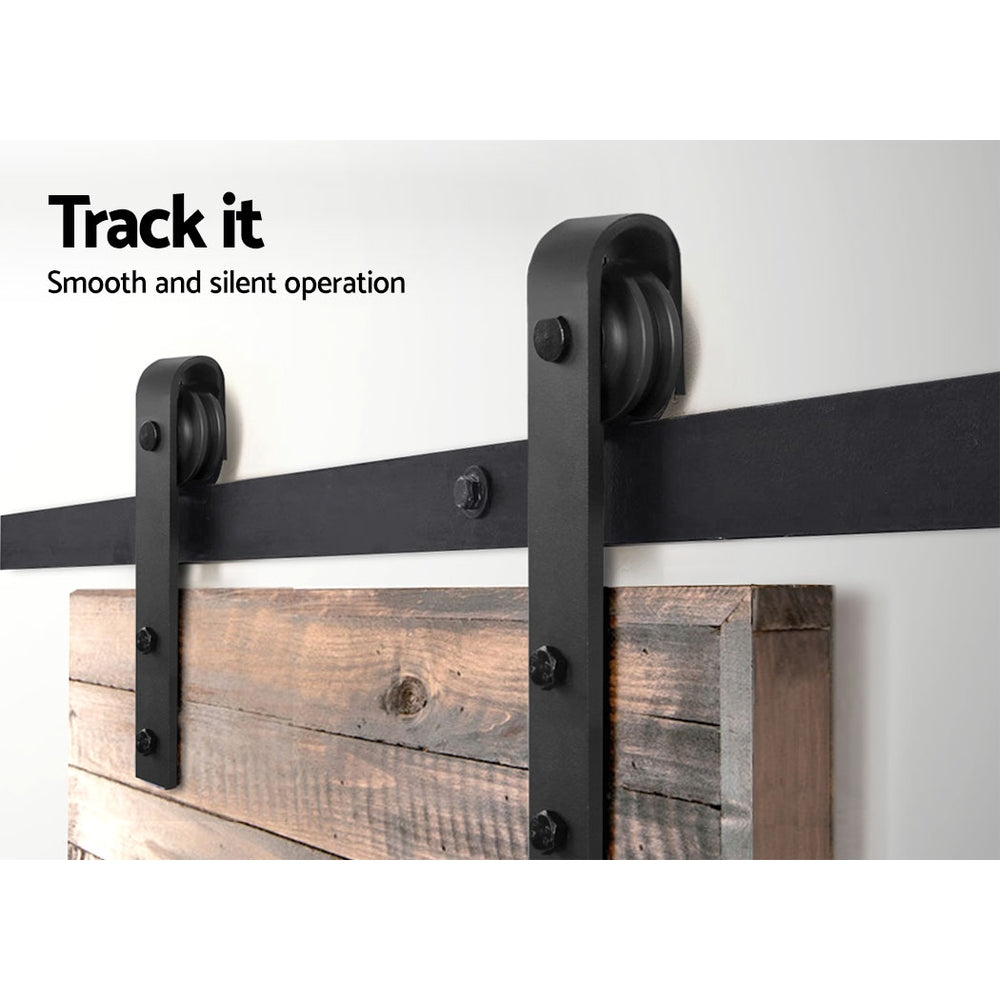 Door Hardware: Cefito Sliding Barn Door Hardware Track Set 4m