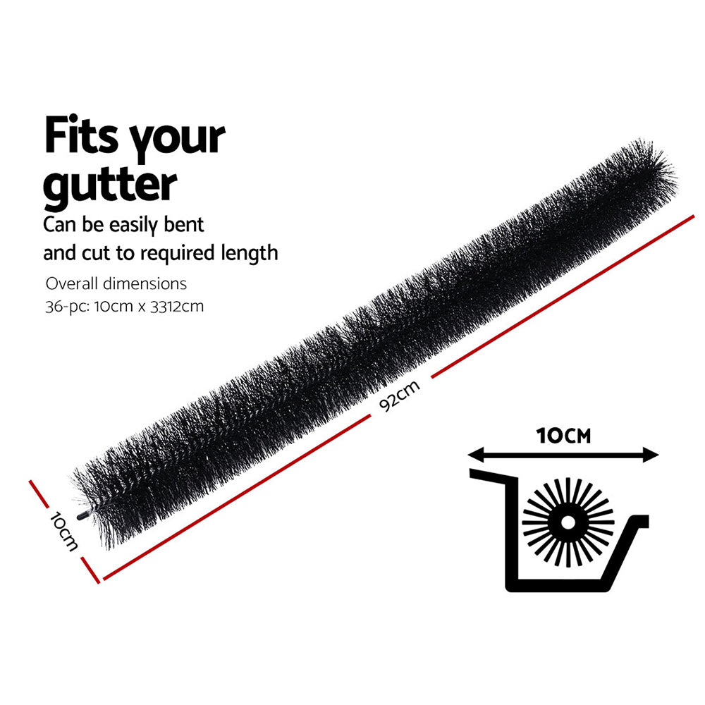 Chainsaws: Gardeon Gutter Guard Brush 32M 92X10cm 36PCS
