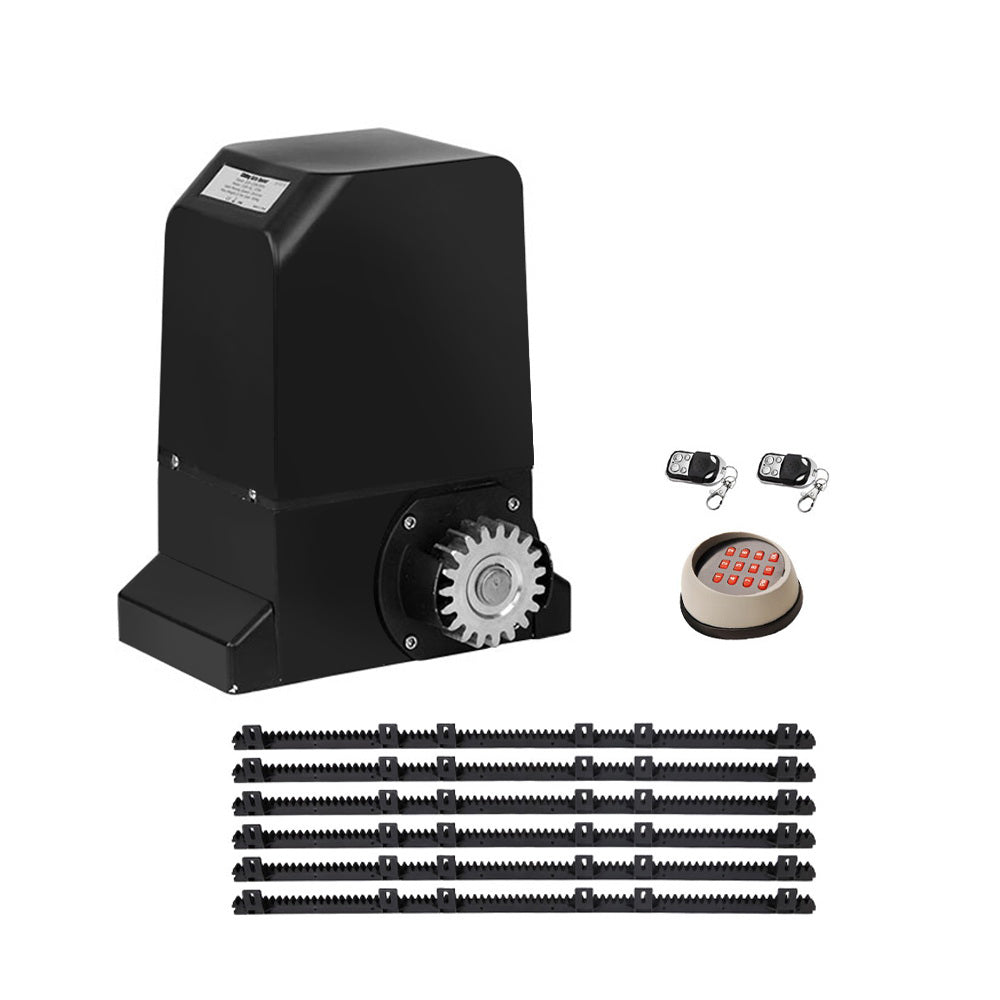 Fence & Gate Accessories: LockMaster Automatic Sliding Gate Opener Kit Keypad 6M 1000KG