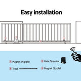 Fence & Gate Accessories: LockMaster Automatic Sliding Gate Opener Kit 4M 1000KG