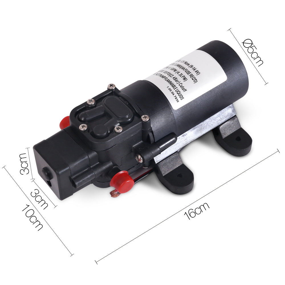 Fountain & Ponds Accessories: Water Pump 12V Pressure Shower 4.3L/Min