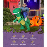 Inflatable Dinosaur Costume Adult Suit Blow Up Party Fancy Dress Halloween Cosplay