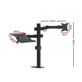 Artiss Monitor Arm Desk Mount Laptop Tray