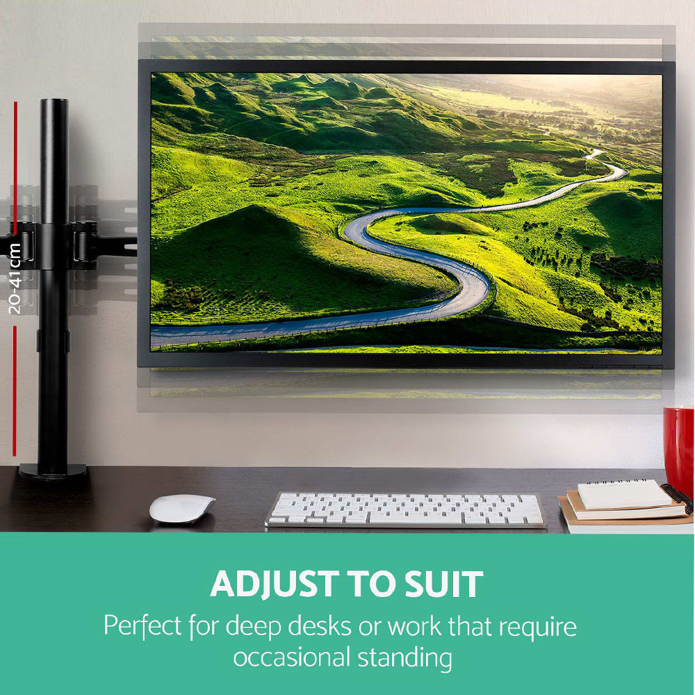 Computer Monitors & Accessories: Artiss Monitor Arm Dual Desk Mount Screen Holder Bracket