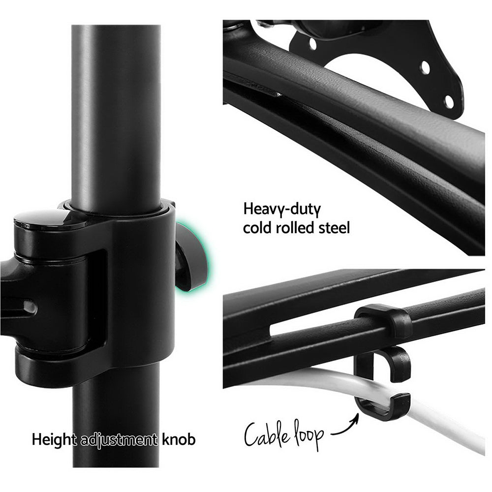 Computer Monitors & Accessories: Artiss Monitor Arm Desk Mount Screen Holder Bracket