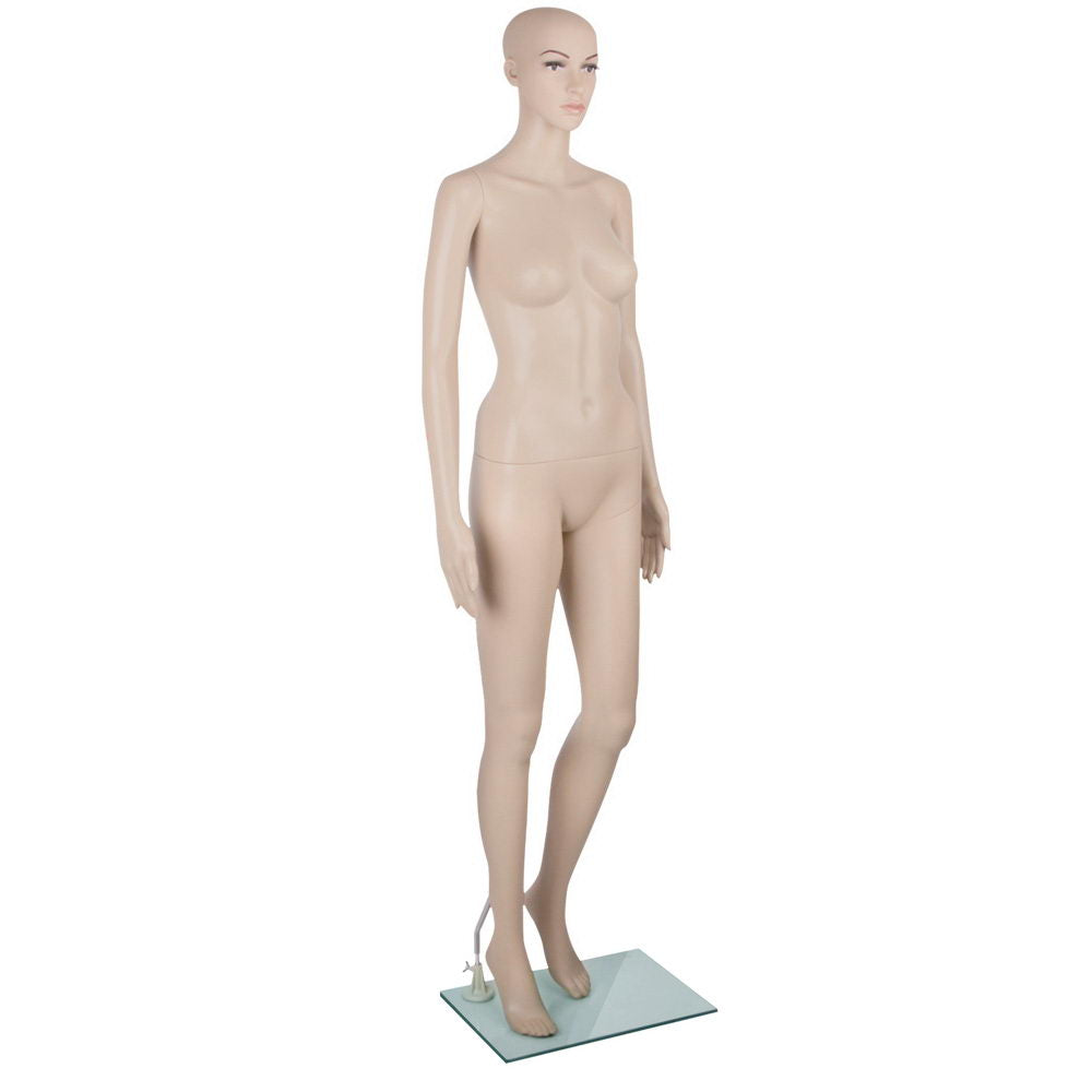 Mannequins: 175cm Tall Full Body Female Mannequin - Skin Coloured