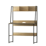 Artiss Computer Desk Bookshelf Storage 100CM Oak