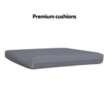 Outdoor Chairs: Gardeon 2PC Outdoor Dining Chairs Patio Furniture Rattan Lounge Chair Cushion Felix