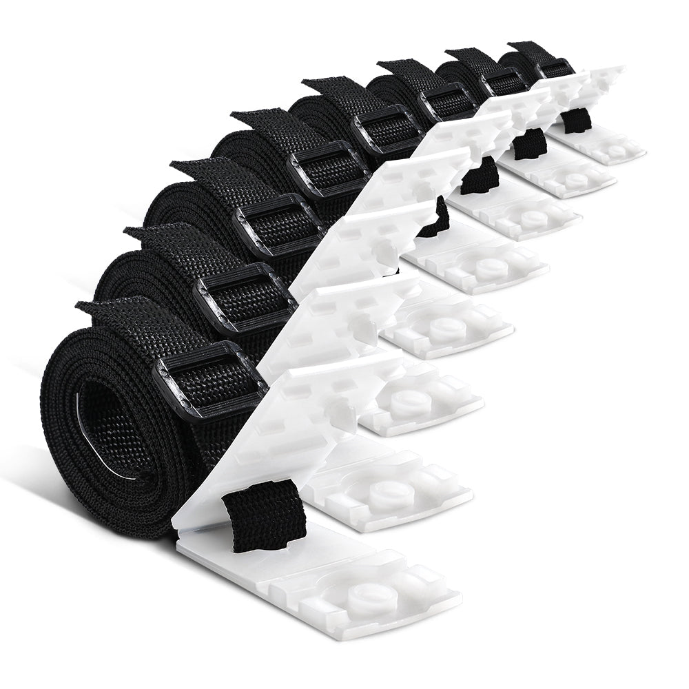 Pool Covers & Accessories: Aquabuddy Pool Cover Roller Attachment Swimming Pool Reel Straps Kit 8PCS