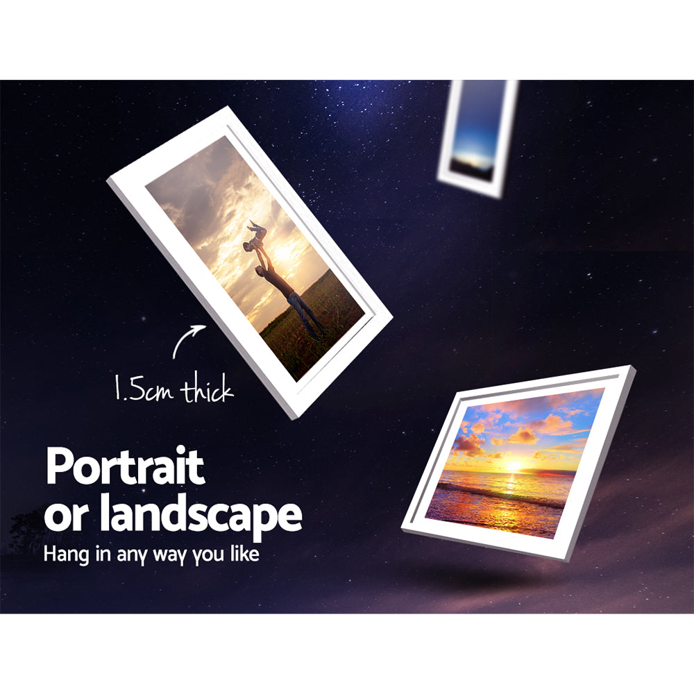 Picture Frames: Artiss Photo Frames Art Holder 11PCS 5x7" 6x8" 8x10" White