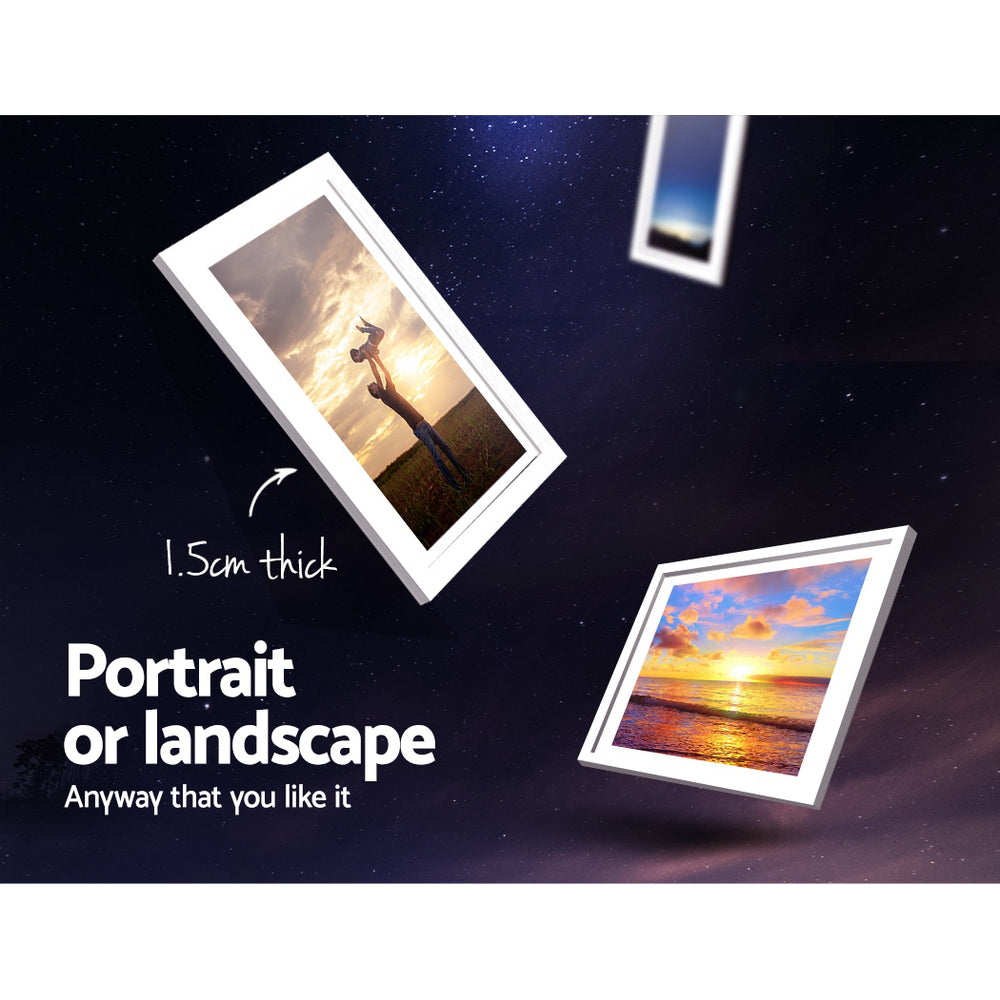 Picture Frames: Artiss Photo Frames Art Holder 26PCS 8x10" 5x7" 4x6" 3.5x5" White