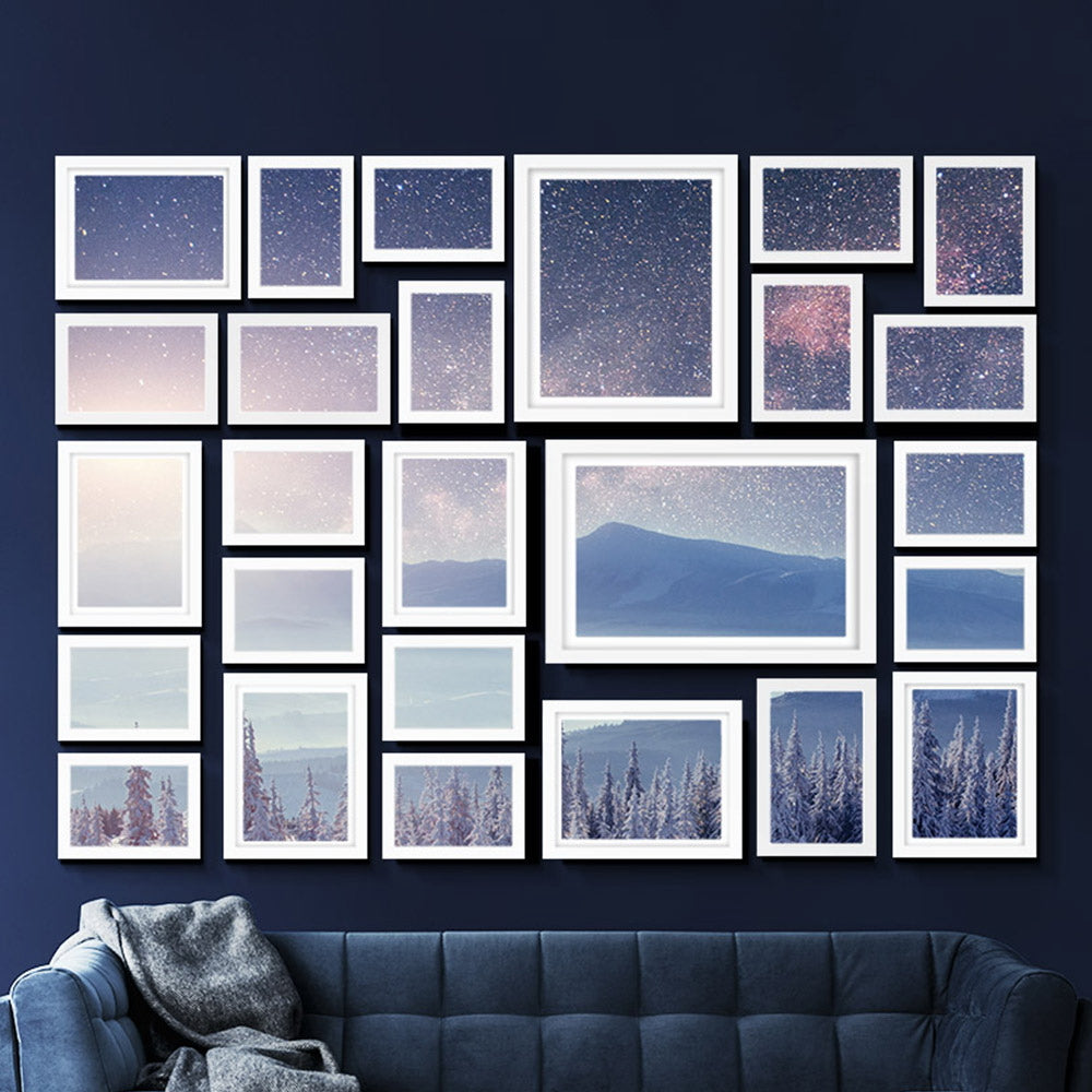 Picture Frames: Artiss Photo Frames Art Holder 26PCS 8x10" 5x7" 4x6" 3.5x5" White