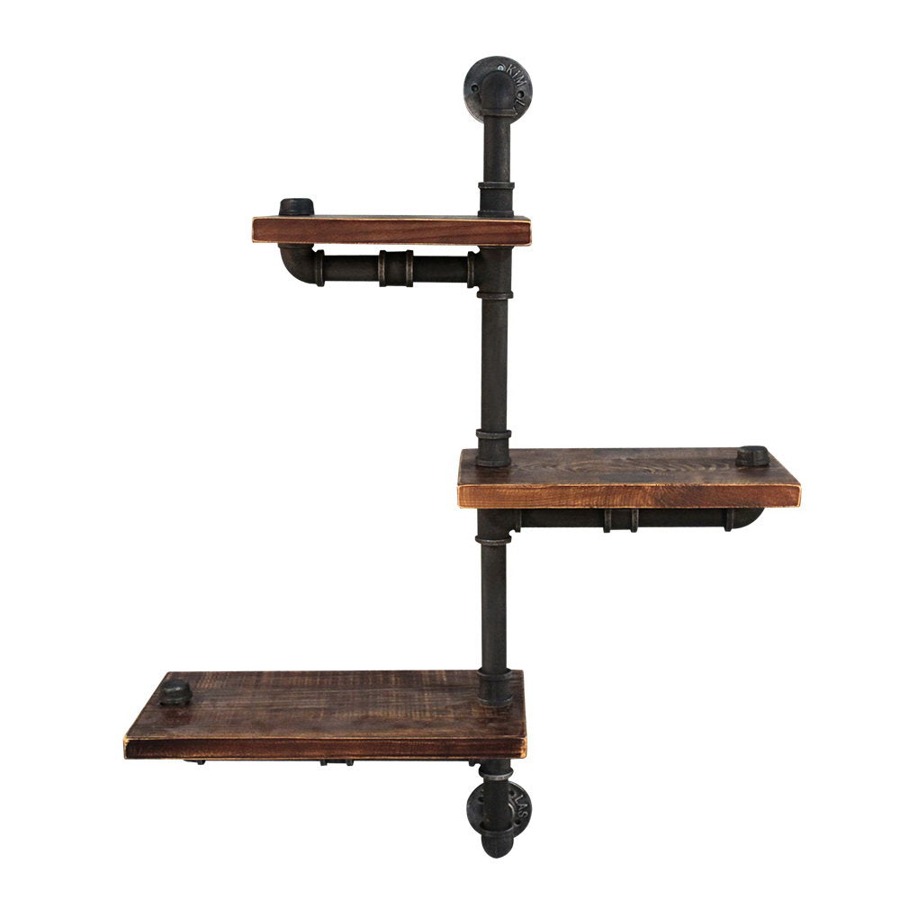 Kitchen & Bathroom DIY: Artiss Floating DIY Pipe Shelf 3 Tiers - IVAN