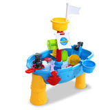 Keezi Kids Sandpit Pretend Play Set Outdoor Toys Water Table Activity Play Set