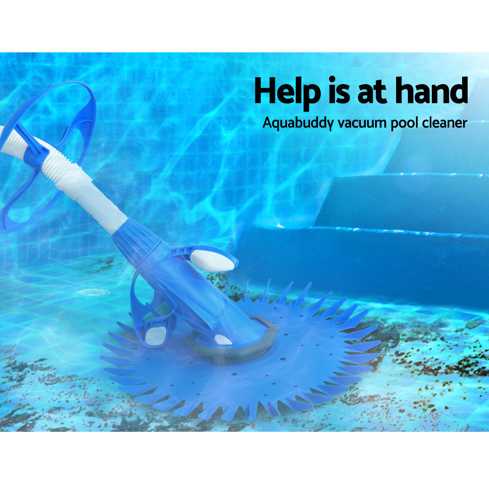 Pool Sweeps & Vacuums: Aqua Buddy Pool Cleaner Automatic Vacuum Swimming Floor Climb Wall Pool 10M Hose