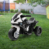 Kids Electric Ride On Car Police Motorcycle Motorbike BMW Licensed S1000RR Black