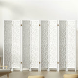 Artiss 8 Panel Room Divider Screen 325x170cm Clover White