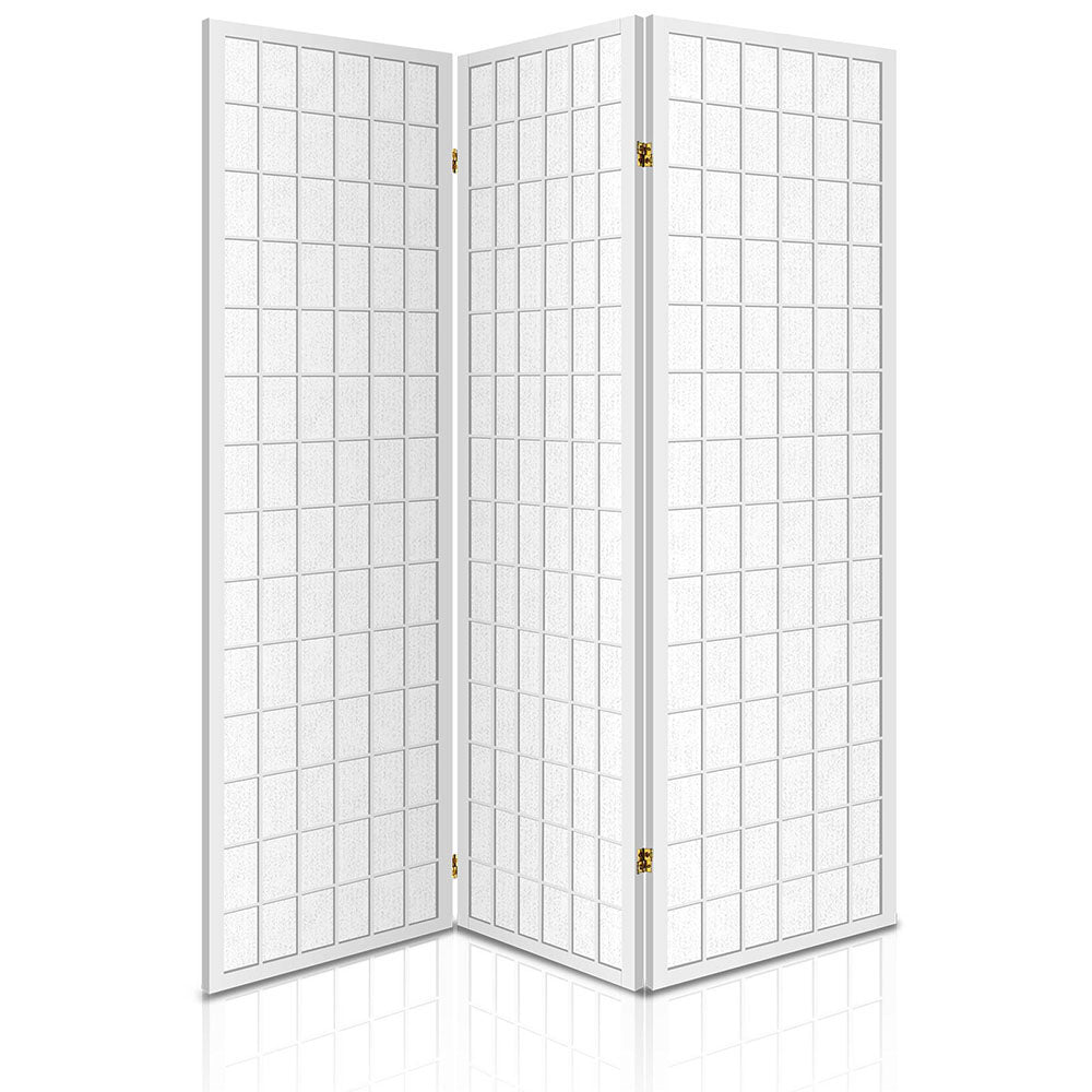 Room Dividers: Artiss 3 Panel Room Divider Screen 131x179cm White