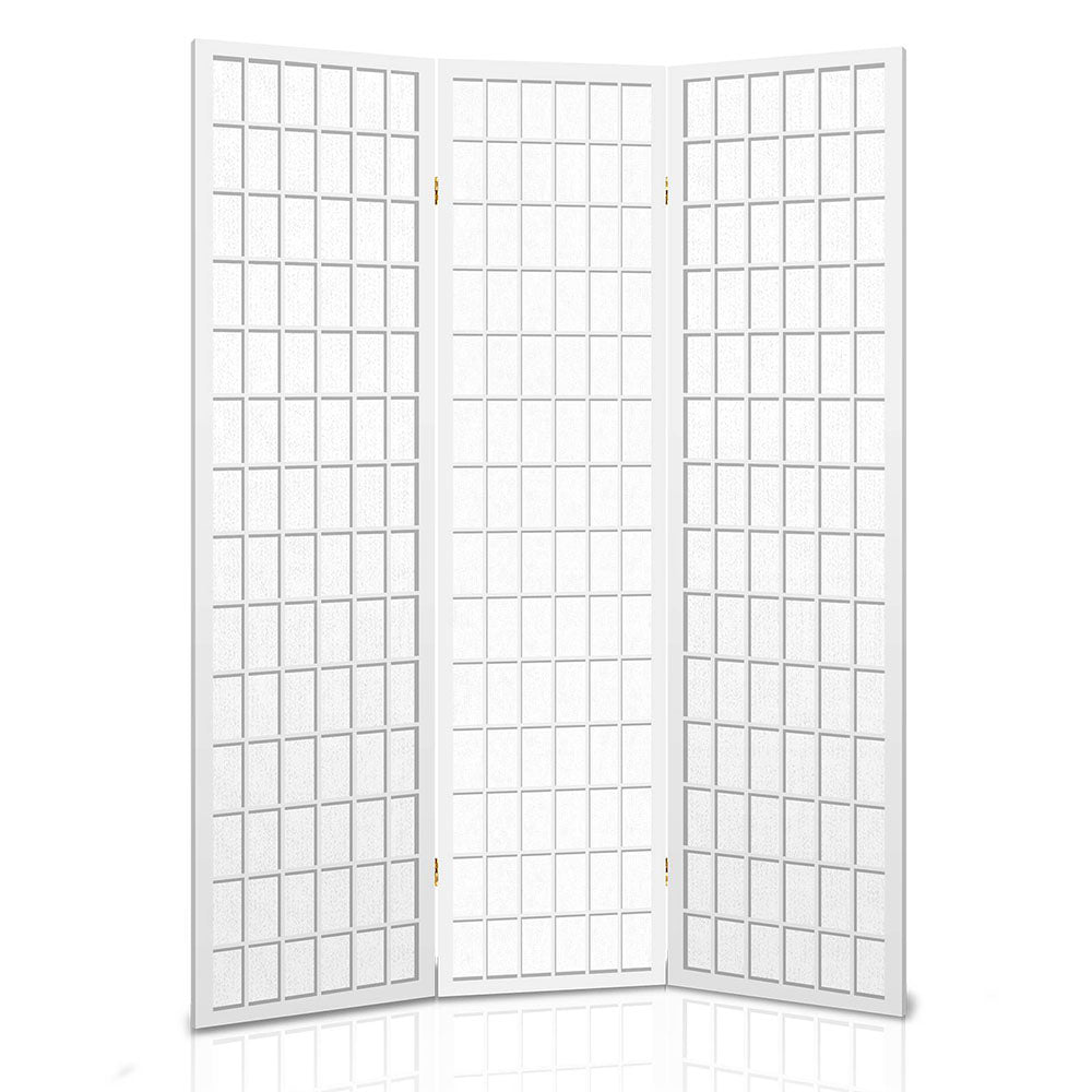 Room Dividers: Artiss 3 Panel Room Divider Screen 131x179cm White