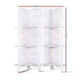 Artiss Room Divider Privacy Screen Foldable Partition Stand 4 Panel White