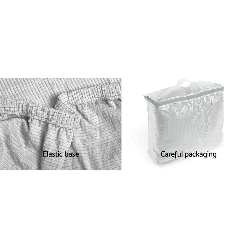 Sofa Accessories: Artiss Sofa Cover Couch Covers 3 Seater High Stretch Grey