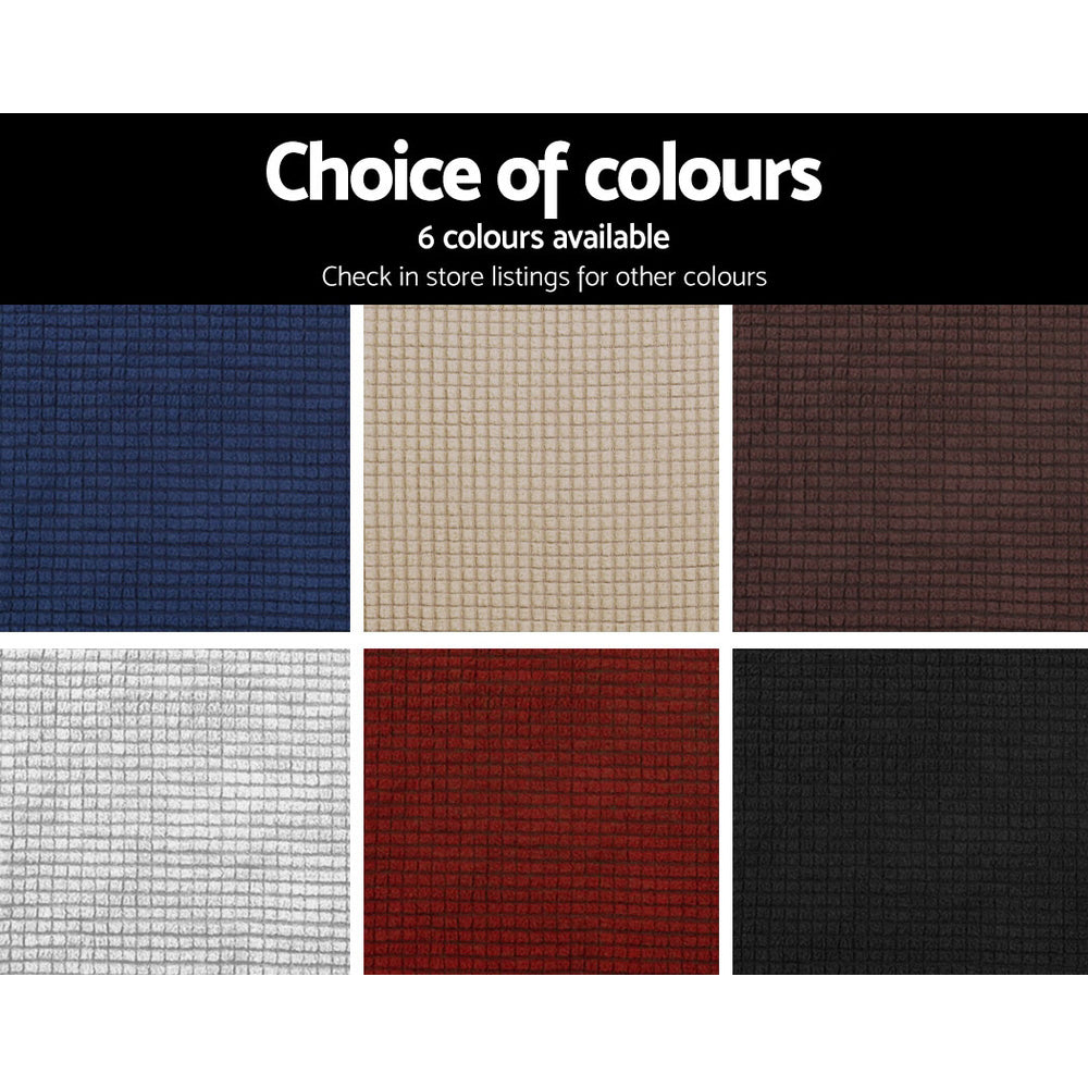 Sofa Accessories: Artiss Sofa Cover Couch Covers 3 Seater High Stretch Grey