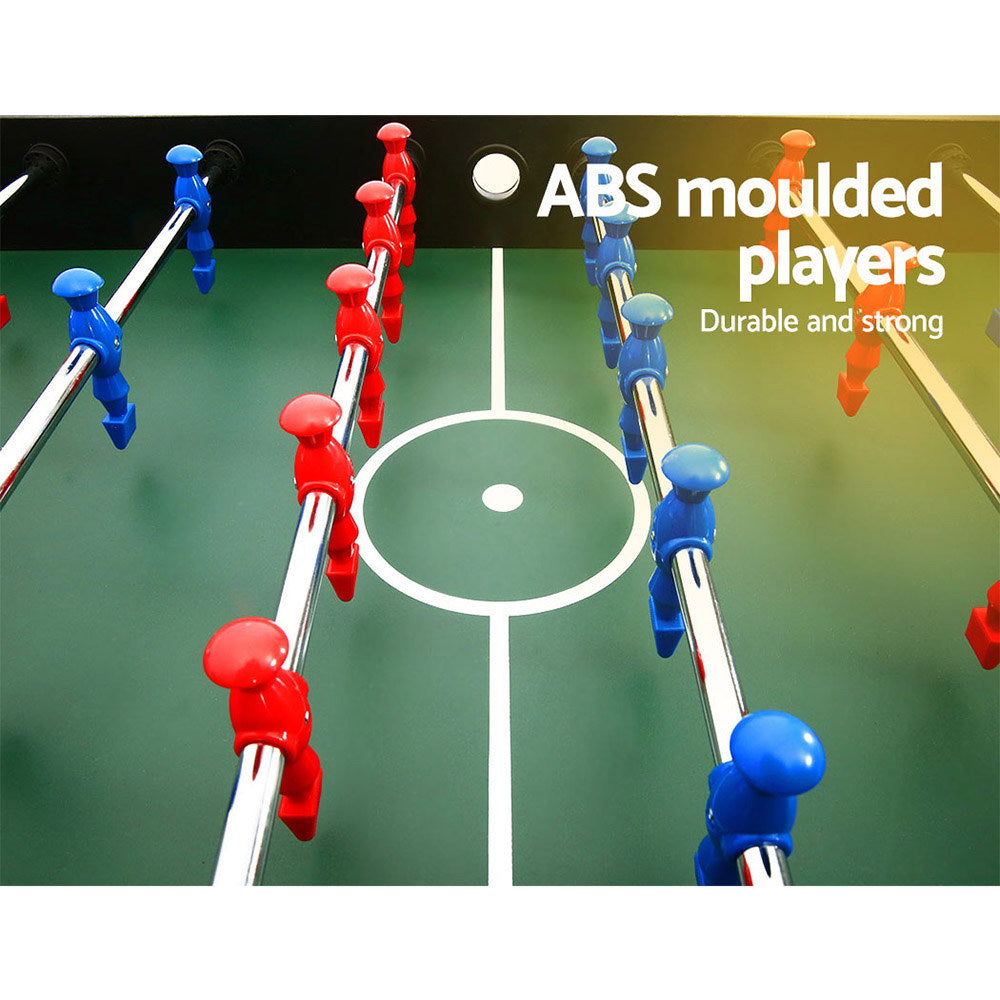 Activity Games: 4FT Soccer Table Foosball Football Game Home Family Party Gift Playroom Blue