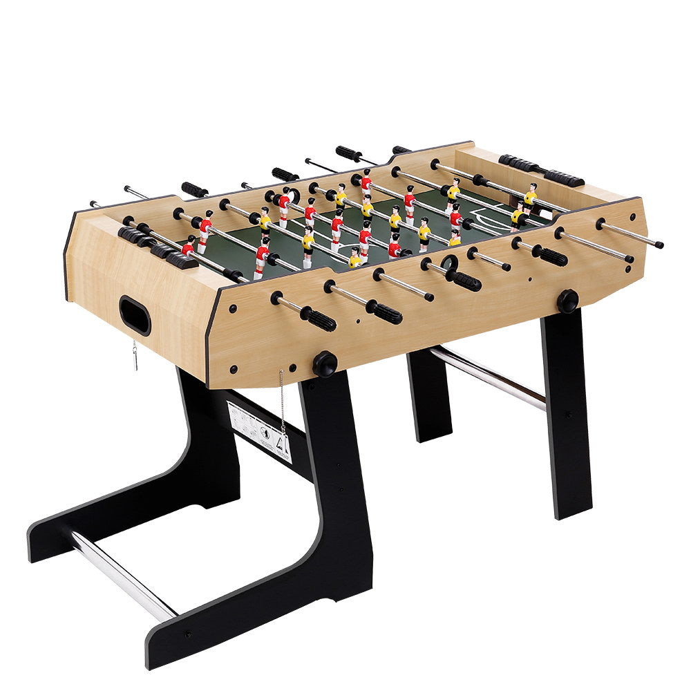 Table Tennis: 4FT Soccer Table Foosball Football Game Home Family Party Gift Playroom Foldable