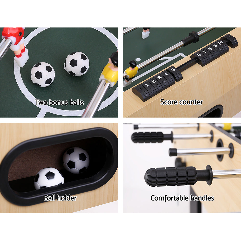 Table Tennis: 4FT Soccer Table Foosball Football Game Home Family Party Gift Playroom Foldable