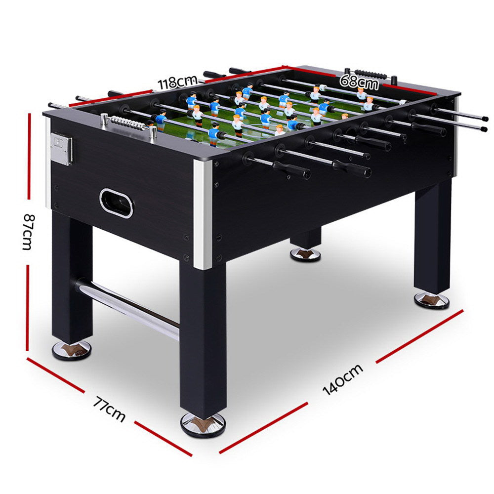 Activity Games: 5FT Soccer Table Foosball Football Game Home Family Party Gift Playroom Black