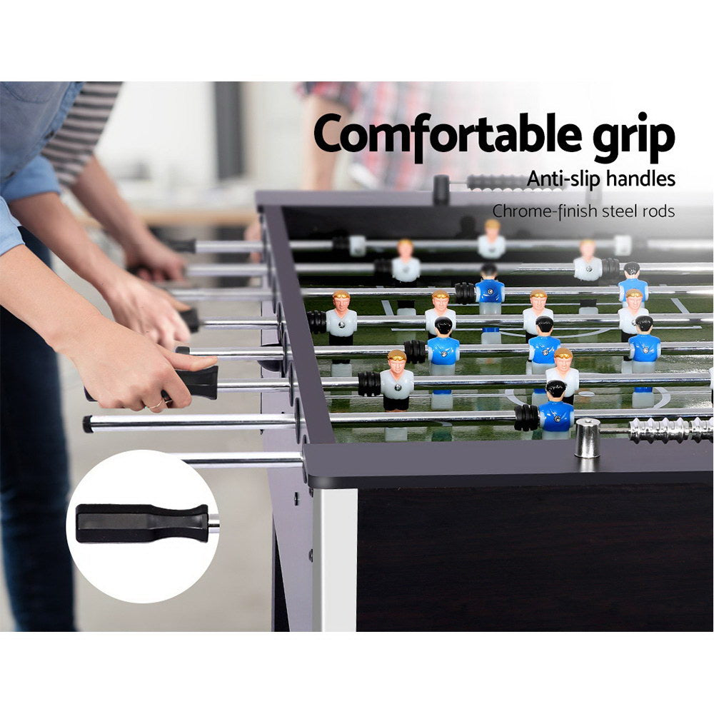 Activity Games: 5FT Soccer Table Foosball Football Game Home Family Party Gift Playroom Black