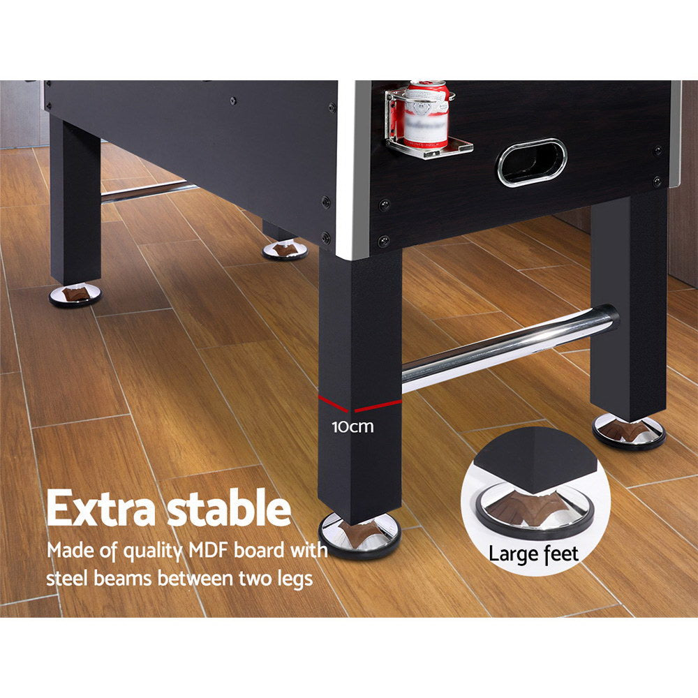 Activity Games: 5FT Soccer Table Foosball Football Game Home Family Party Gift Playroom Black