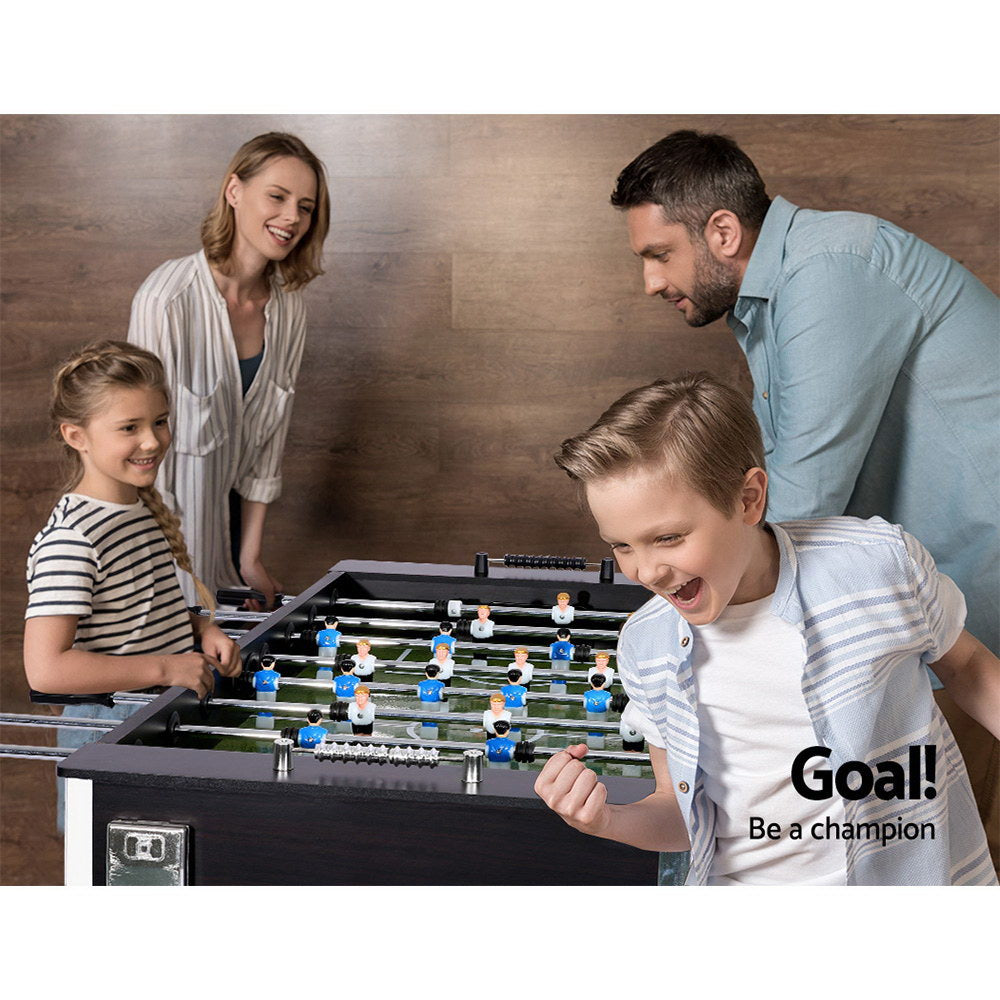 Activity Games: 5FT Soccer Table Foosball Football Game Home Family Party Gift Playroom Black
