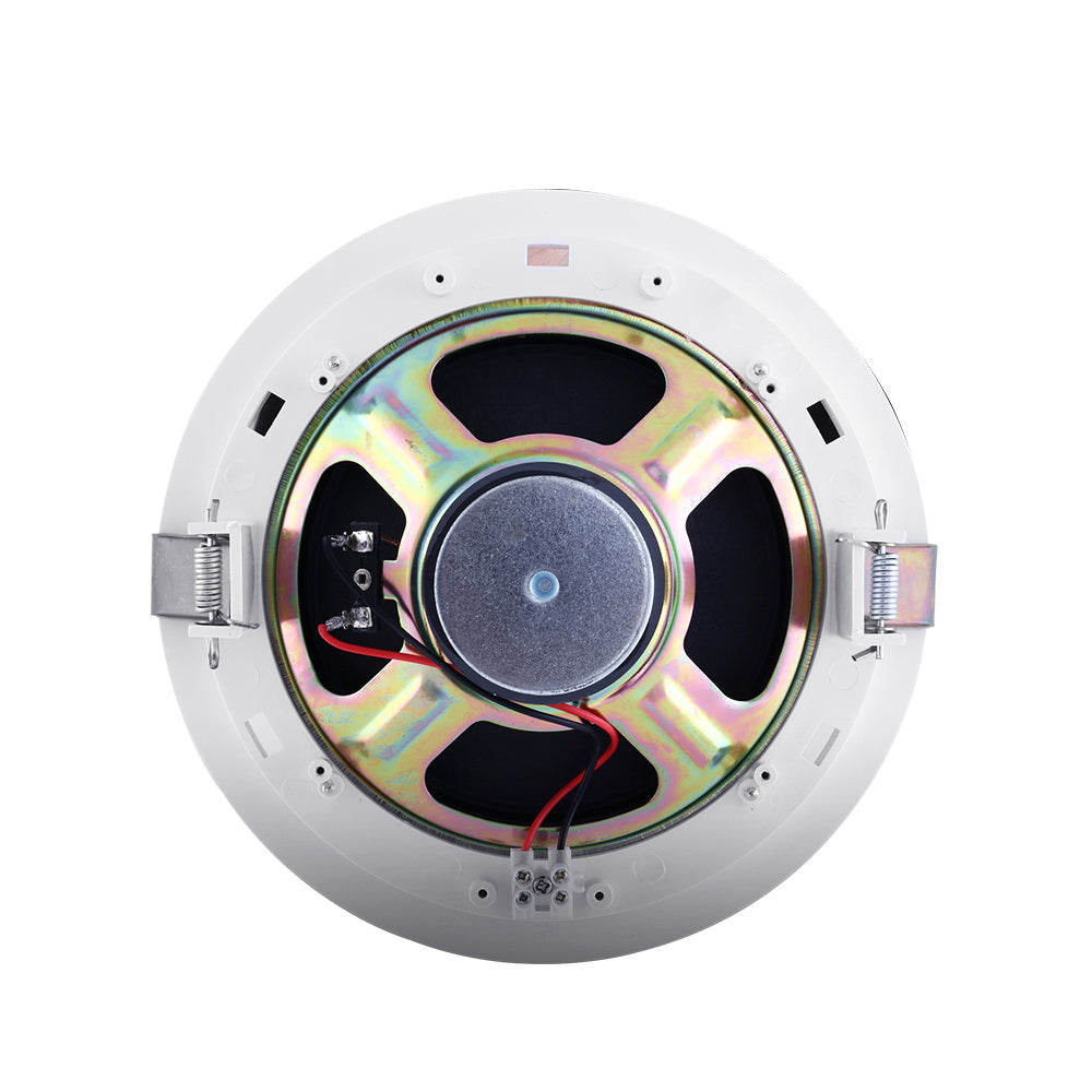 Audio Speakers: 2 x 6" In Ceiling Speakers Home 80W Speaker Theatre Stereo Outdoor Multi Room