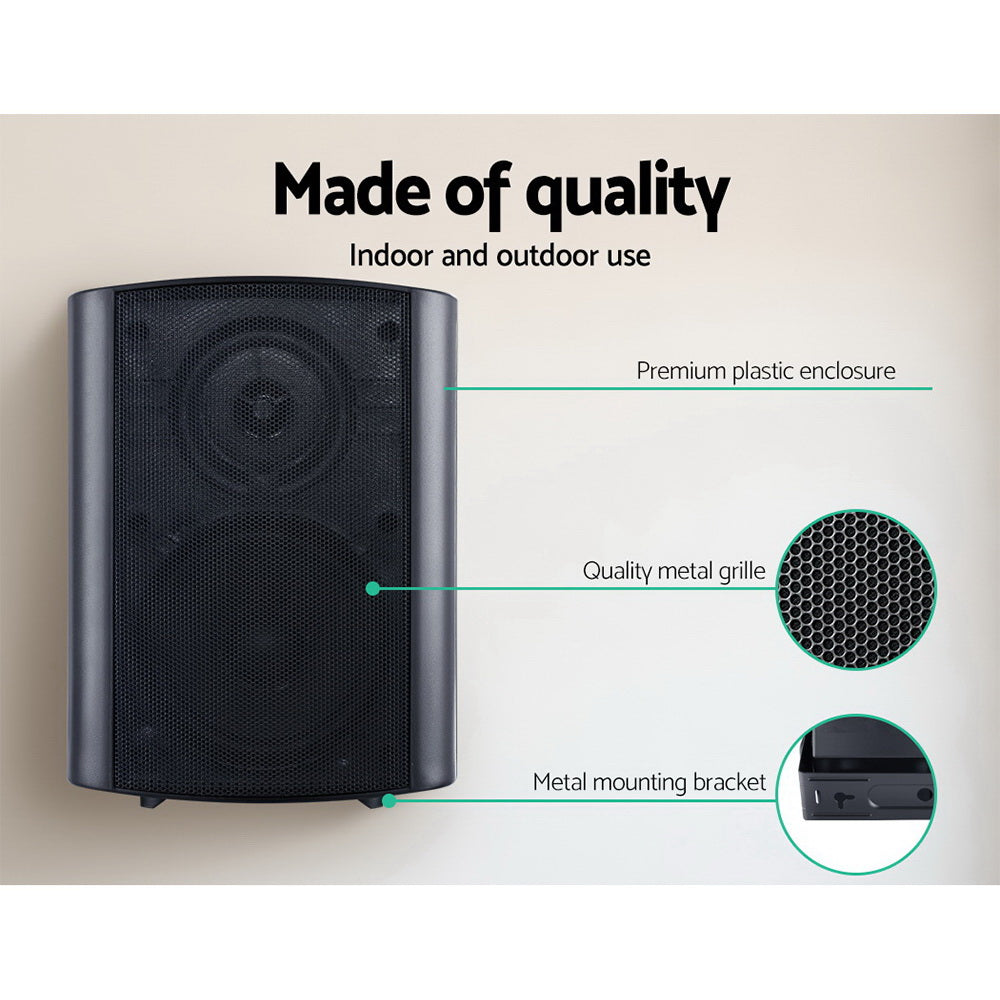 Audio Speakers: 2-Way In Wall Speakers Home Speaker Outdoor Indoor Audio TV Stereo 150W