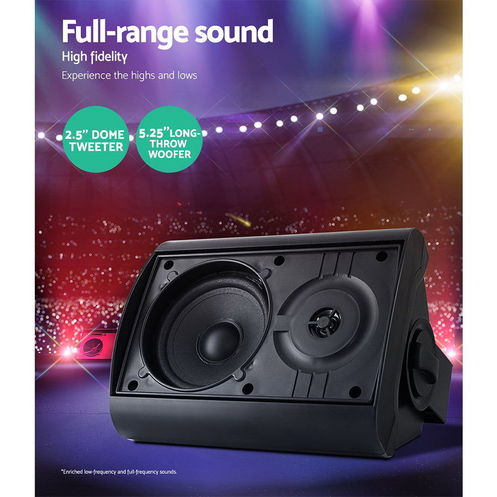 Audio Speakers: 2-Way In Wall Speakers Home Speaker Outdoor Indoor Audio TV Stereo 150W