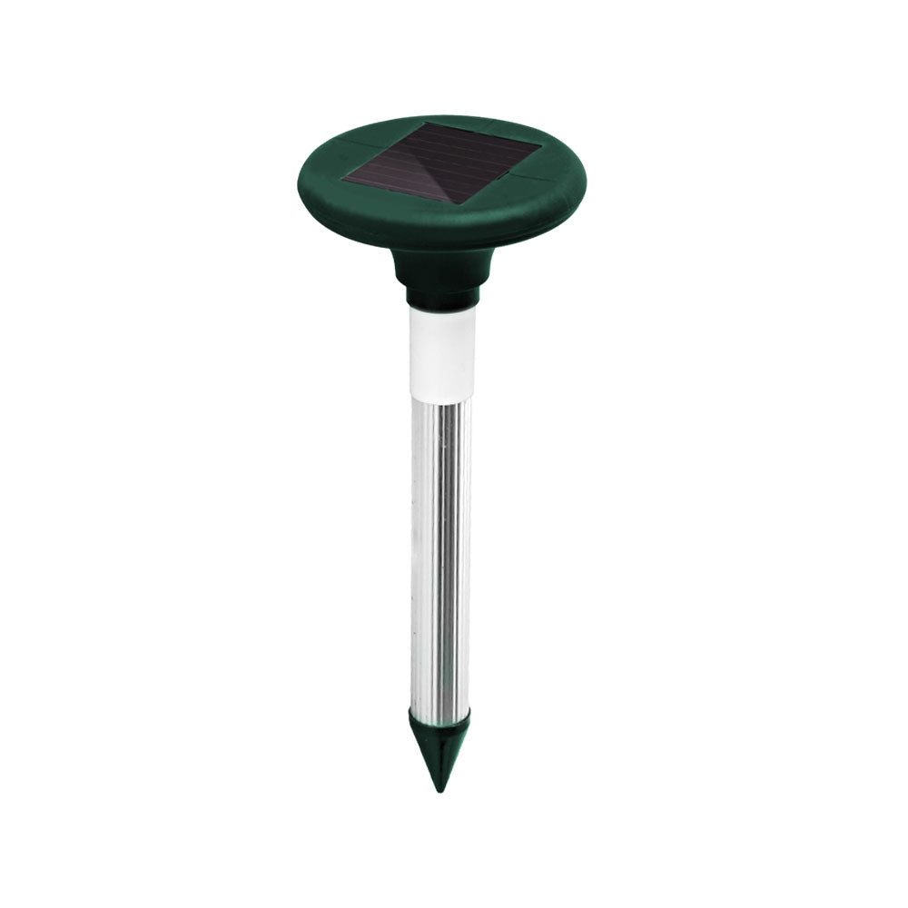Household Insect Repellents: 10X Solar LED Snake Repeller Multi Pulse Plus Ultrasonic Pest Rodent Repellent