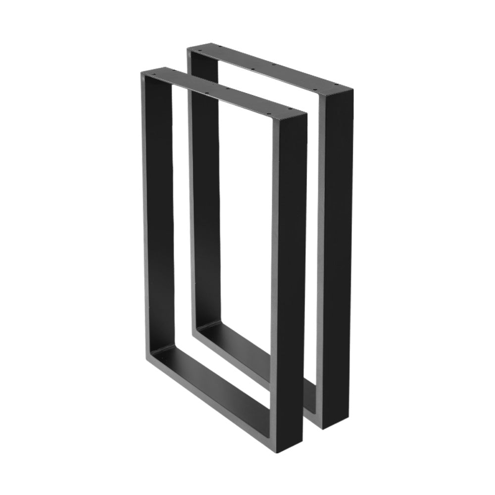 Table Tops & Bases: Artiss Metal Table Legs DIY Rectangular 71X50CM Set of 2