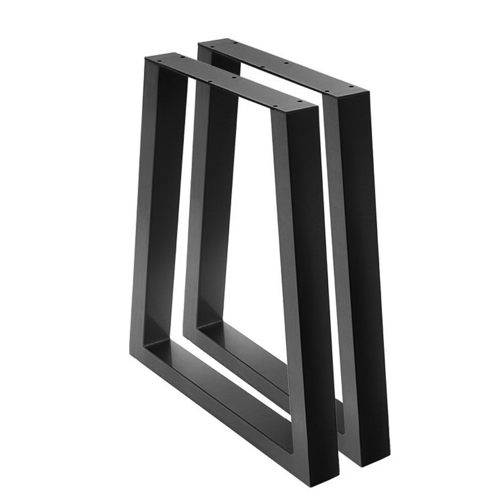 Table Tops & Bases: Artiss Metal Table Legs DIY Trapezoid 45X65CM Set of 2