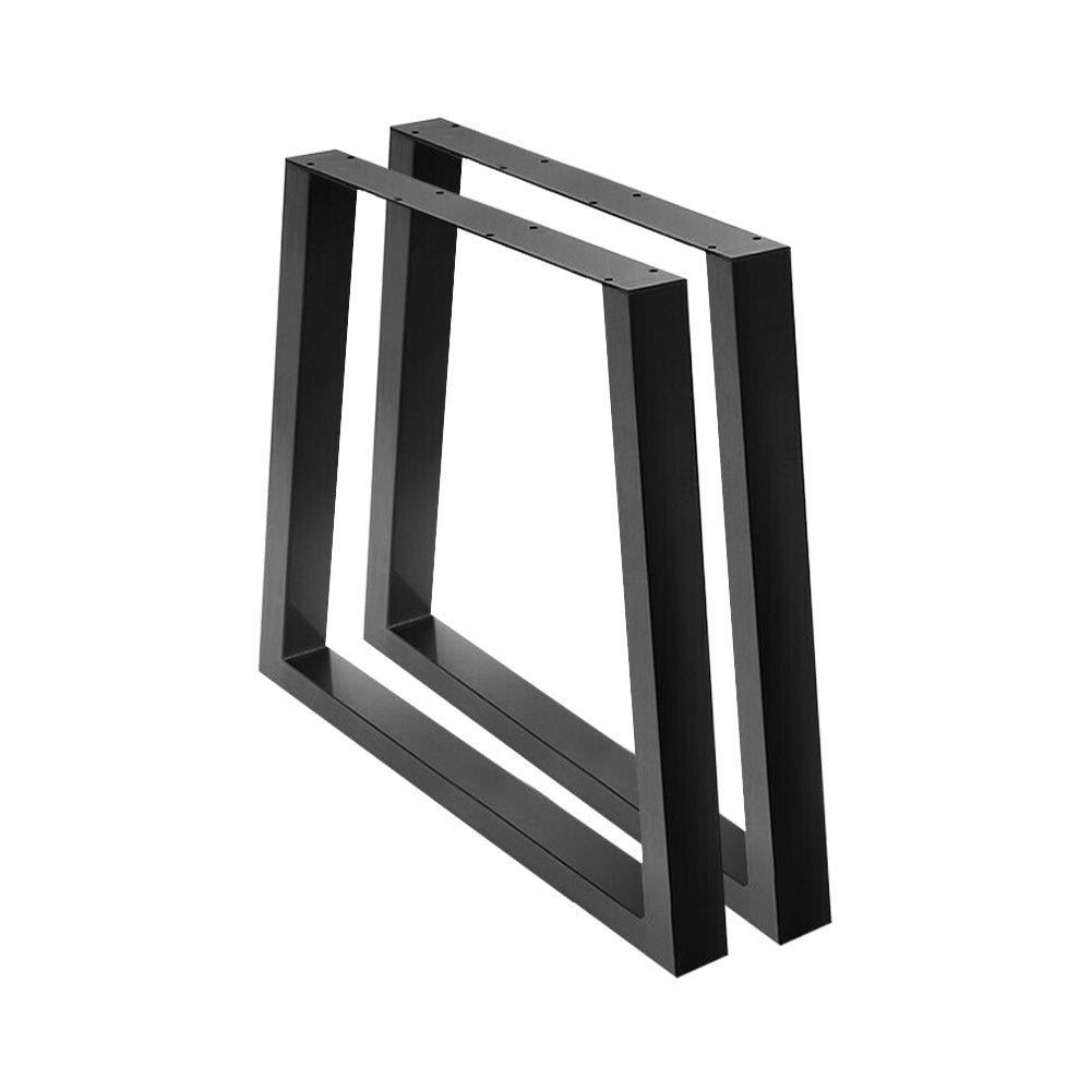 Table Tops & Bases: Artiss Metal Table Legs DIY Trapezoid 65X90CM Set of 2