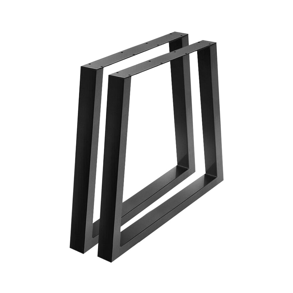 Table Tops & Bases: Artiss Metal Table Legs DIY Trapezoid 65X90CM Set of 2