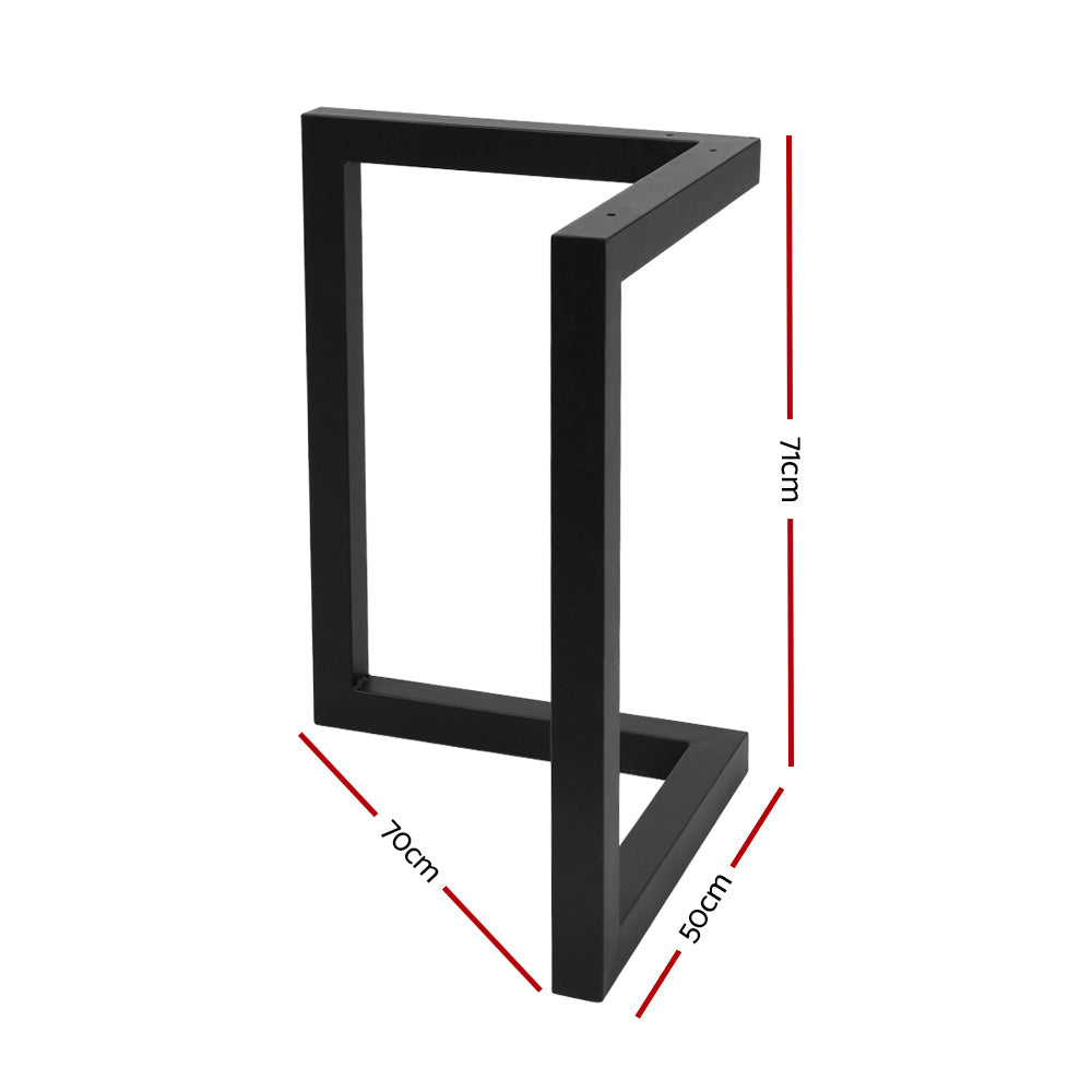 Table Tops & Bases: Artiss Metal Table Legs DIY 50X70CM Set of 2