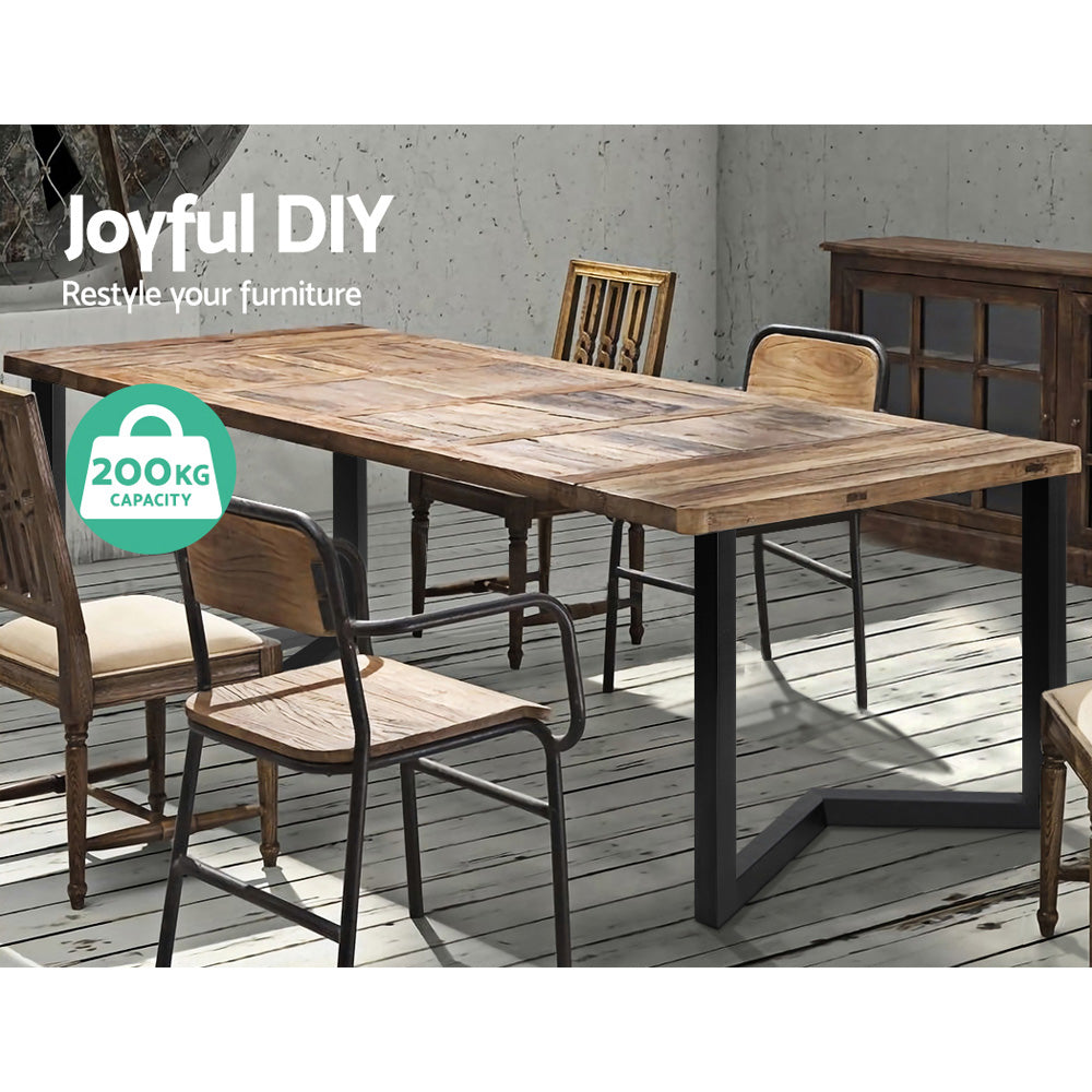 Table Tops & Bases: Artiss Metal Table Legs DIY 50X70CM Set of 2
