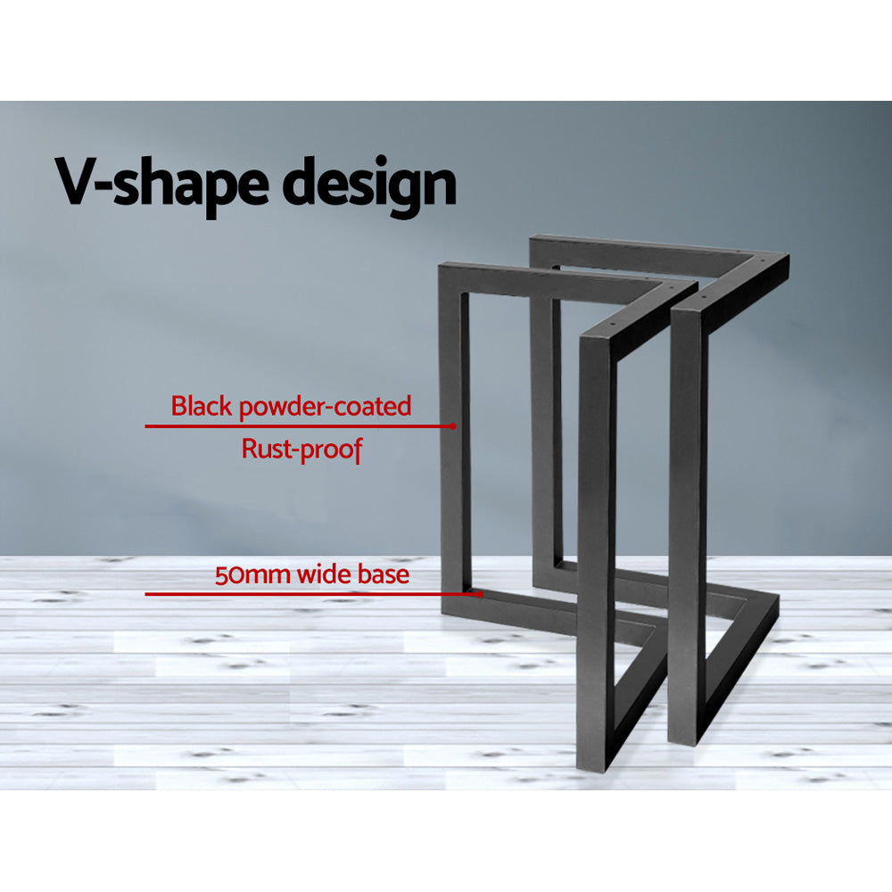 Table Tops & Bases: Artiss Metal Table Legs DIY 50X70CM Set of 2